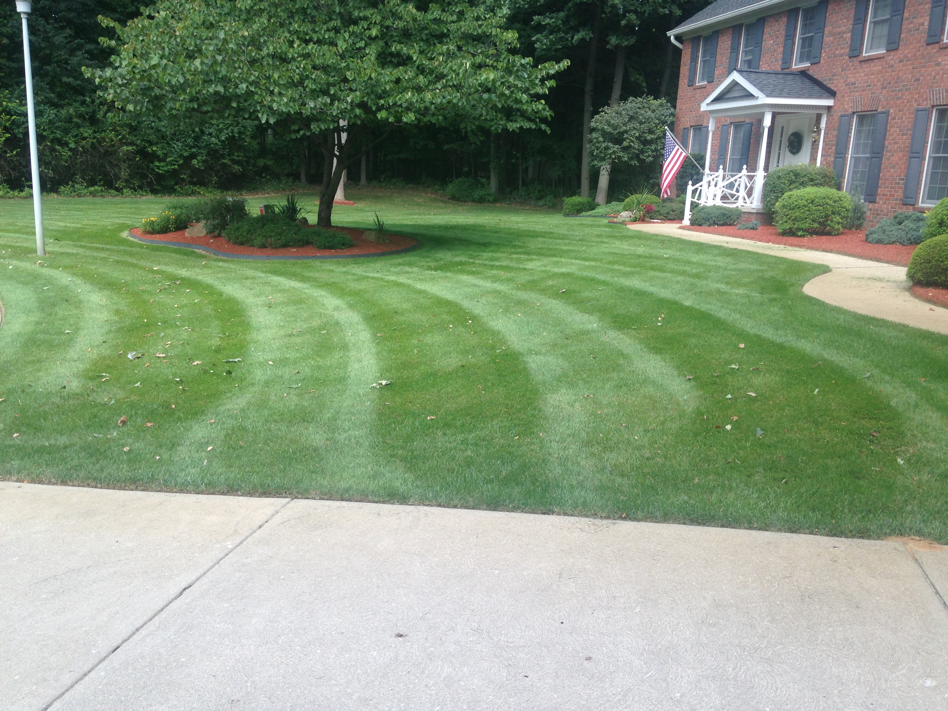 Front of House Lawn Care, Jackson, MI